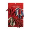 BERWICK 4 Pack Christmas Woodland Winter theme Swirls Gift Bows