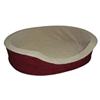 PETMATE 18" Oval Suede Lounger Pet Bed