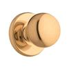 WEISER LOCK Bright Brass Fairfax Dummy Door Knob