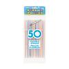 50 Pack Flexible Drinking Straws