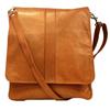Ashlin Howeth 15" Leather Messenger Bag (B8839-18-08) - Brown