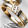 Tradition®/MD 10K Yellow Gold Wedding Band With Diamond Accent