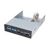 Bytecc UFE-421 3.5" USB3.0 Firewire 400 & Power e-SATA Combo Internal HUB