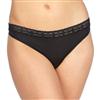 Jockey® Modern Cut Microfiber Thong With Lace