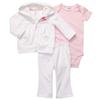 Carter's® Girls' 3 Piece Cardigan Set- Infant/Toddler