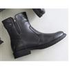 Grenico® Leather Winter Boot For Men With Double Zipper