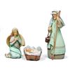 Folk Art Inspired 3-Piece Nativity Scene