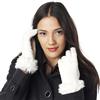 Isotoner® Stretch Fleece Gloves With Faux-Shearling Trim