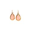 JESSICA®/MD Cream Teardrop Earring with Faceted Stone