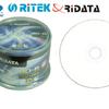 RIDATA BD-R25GB 4X Blu-Ray White Hub Inkjet Printable, No stacking Ring (NSR) Surface, Single Layer...
