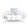 1.01 ct Radiant Cut, VVS2 Clarity, G Colour Diamond Solitaire Ring Platinum