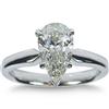 0.97 ct Pear Shape VS2 Clarity, G Colour Diamond Solitaire Ring