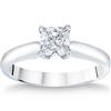 0.82 ct Cushion Cut, VS1 Clarity, E Colour Diamond Solitaire Ring Platinum