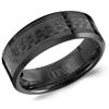 Black Ceramic Men’s Wedding Band