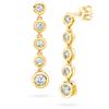Round Diamond Graduated Earrings (0.50 ctw) 14-kt Yellow Gold