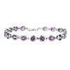 Amethyst Bezel-set Bracelet (0.25 ctw)