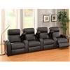 Cinema 4 Top Grain Leather Theatre Seating