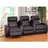 Cinema 3 Top Grain Leather Theatre Seating