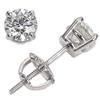 Round Diamond Stud Earrings (1.00 ctw) Platinum