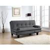 Jackson II Grey Pillow-top Sofa-lounger