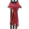 Global Crafts Fair Trade Hand-Made Footloom Woven Scarf (310SA-2-564006) - Passion Red