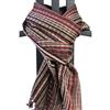 Global Crafts Fair Trade Hand-Made Footloom Woven Scarf (310SA-1-564005) - Burgundy