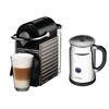 Nespresso Pixie Espresso Machine with Aeroccino (A+C60-CA-TI-NE) - Electric Titan