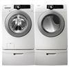 Samsung 4.1 Cu. Ft. Front Load Washer With Heater & 7.3 Cu. Ft. Electric Dryer - White
