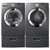 Samsung 4.1 Cu. Ft. Front Load Steam Washer & 7.3 Cu. Ft. Electric Steam Dryer - Grey