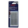Bosch 4" Jig Saw Blade For Wood (T111C) - 5 Pack