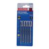 Bosch 4" Jig Saw Blade For Bi-Metal(T127DF) - 5 Pack