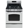 GE 5.0 Cu. Ft. Self-Clean Free-Standing Gas Range (JCGB600SETSS) - Black