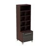 Nexera Brooklyn Satellite Storage Tower (410403) - Dark Espresso