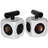 Adsum Audio Detonator 2-Piece Bookshelf Speaker System (DET02WTBK02) - White/Black