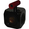 Adsum Audio Detonator 2-Piece Bookshelf Speaker System (DET02BKRD02) - Black/Red