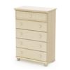 South Shore™ Vanilla 5 drawer chest