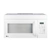 LG 1.6 cu.ft. Hidden Vent Over-The-Range Microwave - White