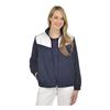 Alia Navy Fashions White Bib Jacket