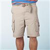 Casual Male Big & Tall® 626 Blue Ripstop Belted Cargo Shorts
