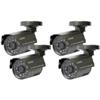 Q-SEE 4PK 400TVL RES 40FT NIGHT VISION 3.6MM LENS 24IR LED 40 NV