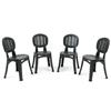 Nardi® Elba Resin Stackable Chairs – 4-pack
