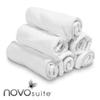 NOVOsuite™ Knit Weave White Face Towel 12-pack