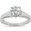 1.01 ct Round Brilliant, VS2 Clarity, D Colour Diamond Solitaire Ring Platinum