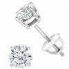 Round Diamond Stud Earrings (1.80 ctw) 14-kt White Gold