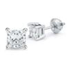 Princess Cut Diamond Stud Earrings (1.60 ctw) 14-kt White Gold