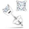 Princess Cut Diamond Stud Earrings (0.80 ctw) 14-kt White Gold