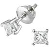 Princess Cut Diamond Stud Earrings (0.48 ctw)