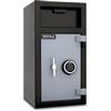 Mesa Safe Company All Steel MFL2714E-ILK 1.3 cu. ft. Capacity Depository Safe with Interior Locker