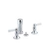 Kohler Bancroft Bidet Faucet With White Ceramic Lever Handles