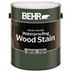BEHR BEHR Solid Colour Waterproofing Wood Stain - Deep Base, No. 213, 3.43 L